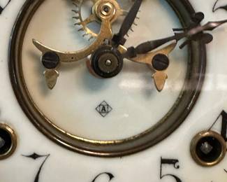 Antique ANSONIA Clock Co. Figural Mantle Clock