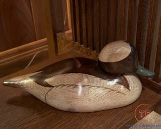 C. FELLOWS  Bufflehead Carved Duck Decoy