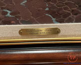 THOMAS KINKADE "Cobblestone Lane I"