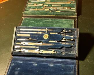 Vintage Drafting Tool Sets