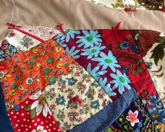 Handmade Crazy Quilt 