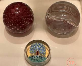 MURANO Art Glass Paperweights 