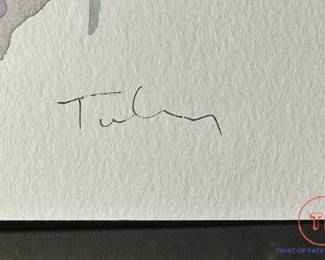 Original Signed Watercolor by ITZCHAK TARKAY