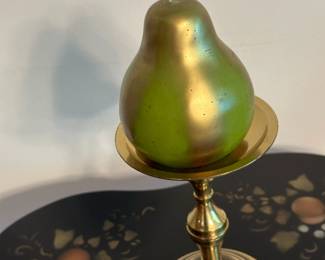 ORIENT & FLUME Fruit Art Glass Paperweights