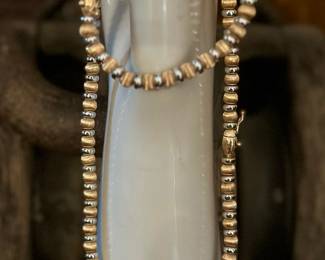 18KT GOLD Chiampesan Bracelet and Choker
