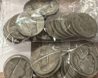 SILVER War Nickels - LOTS