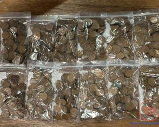 Unsearched Wheat Pennies - LOTS