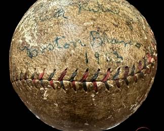 1933 BOSTON BRAVES Signed Baseball