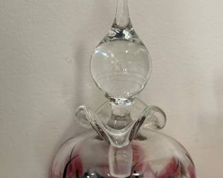 LOTTON Art Glass Perfume Bottle by DAVID LOTTON