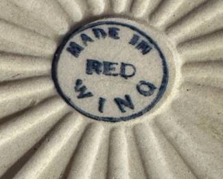 PILGER NEBRASKA Advertising 1930's RED WING Gray Line with Sponge Band