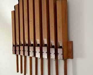 Large Hand Made Organ Tuning Pipes Collection