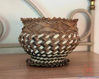 Vintage Florida Pine Needle Baskets