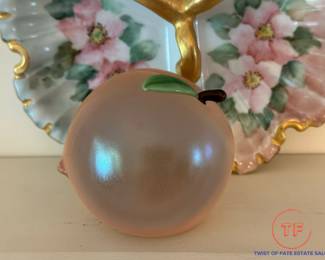 ORIENT & FLUME Fruit Art Glass Paperweights