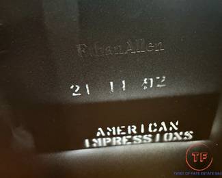 ETHAN ALLEN American Impressions Drop Leaf Table and Chairs Set