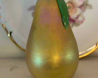 ORIENT & FLUME Fruit Art Glass Paperweights