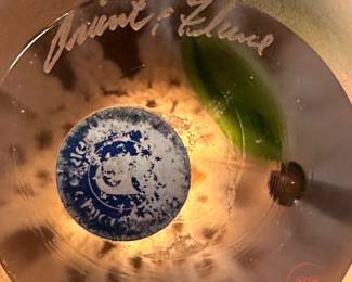 ORIENT & FLUME Fruit Art Glass Paperweights