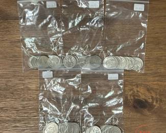 SILVER Washington Quarters - LOTS