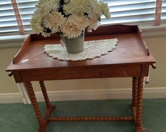 Antique Dry Sink with Barley Twist Legs