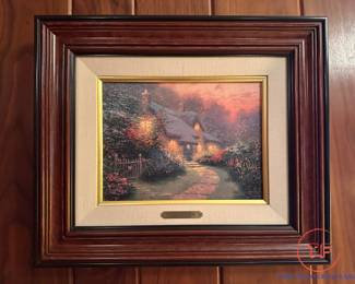 Signed Limited Edition ARTIST PROOF "Glory of Evening" by THOMAS KINKADE