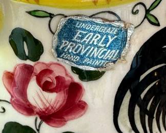 Early Provincial Farmhouse Style ACSON (Japan) Ceramic Pottery Pieces