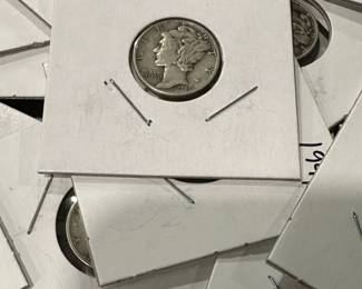 SILVER Mercury Dimes