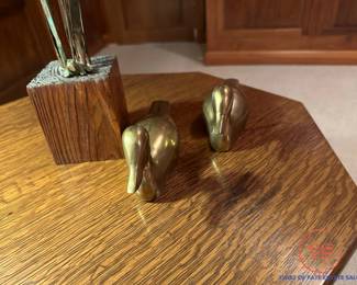 MCM Brass Duck Decoys