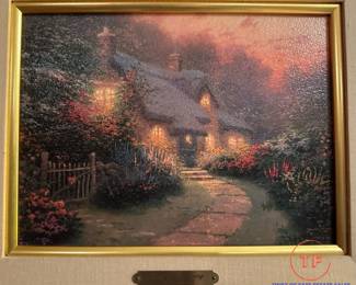 Signed Limited Edition ARTIST PROOF "Glory of Evening" by THOMAS KINKADE