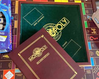 The Franklin Mint Monopoly Wooden Game Board