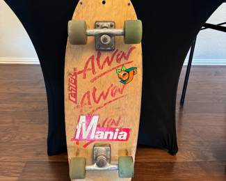 A vintage original 1980s Tony Alva 
With sims wheels. 