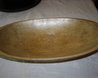 Large oval dough bowl