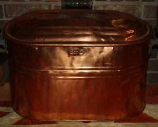 Large Cream City Copper Boiler