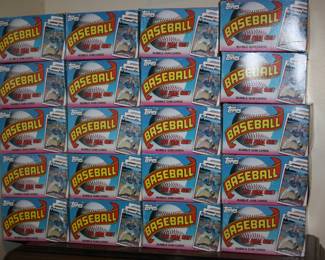 20 Boxes of 1989 Topps Baseball Cards. Each box contains 36 unopened wax packs