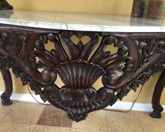 ORNATE FRONT OF TABLE