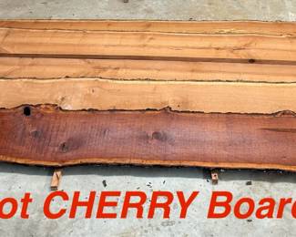 (5) 9-Foot CHERRY Boards
