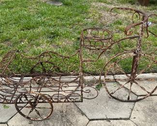 Vintage Tricycle Basket Holder
