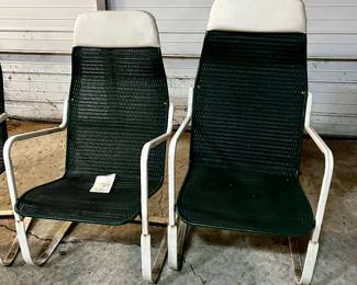 Lloyd Flanders vintage bouncer chairs