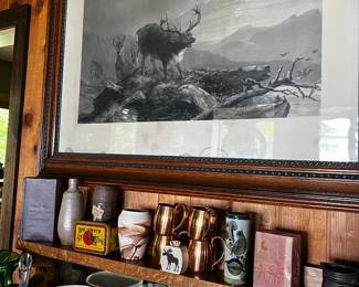 THE MIDNIGHT CHALLENGE FRAMED ETCHING 