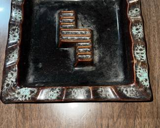 vintage large ashtray