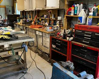 POLE BARN IS LOADED WITH POWER & HAND TOOLS