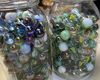 jars of marbles