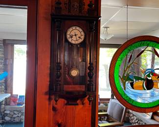 Antique Clock with R & A pendulum 