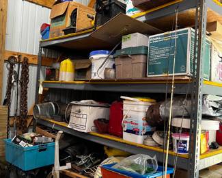 HUGE POLE BARN AND ANOTHER GARAGE WILL BE OPENED WITH MANY TREASURES