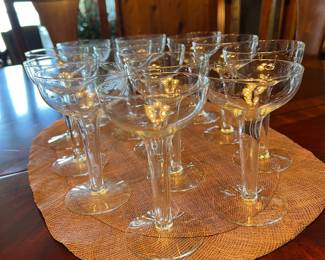 Vintage Hollow Stemware