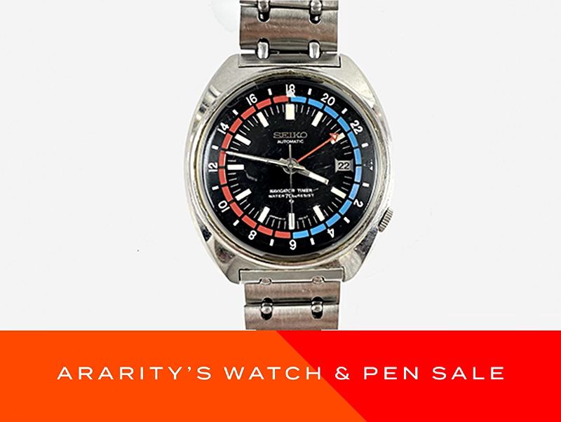 Vintage Seiko Navigator Timer Automatic Wristwatch Ref. 6117-6419