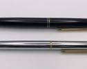 Diplomat Germany Gloss Black & Polished Silver Fountain Pen Set
