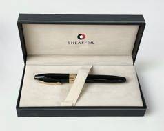 Sheaffer USA White Dot Black Ballpoint Pen
