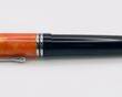 Lindauer Germany F859 Black & Orange Celluloid Fountain Pen
