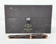 Parker France Premier Brown & Rose Gold Rollerball Pen
