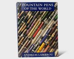 1998 Fountain Pens Of The World By Andreas Lambro Hardcover Book Published By Classic Pens

