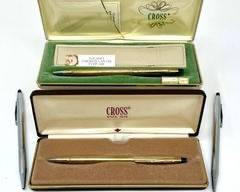 Vintage Cross Gold & Silver Ballpoint Pens
